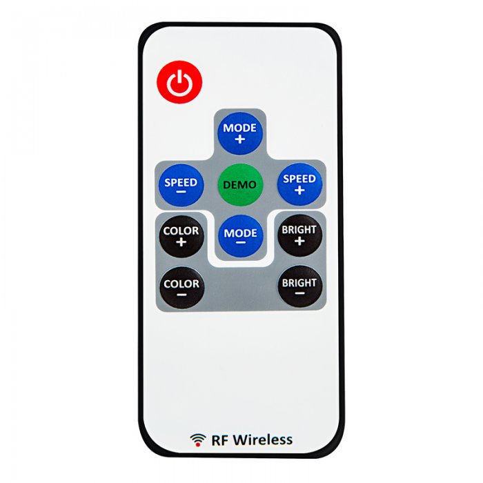 Mini RGB Controller with RF Remote - Dynamic Color-Changing Modes - 4 ...