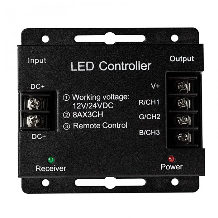 RGB LED Controller - Wireless RF Touch Color Remote with Dynamic Color ...